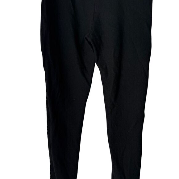 Milano Pants Womens Medium Black Leather Wool 80s 90s High Waist Vintage Punk - Picture 6 of 10